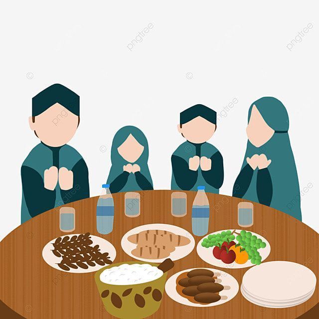 What is sunnah in praising allah before eating