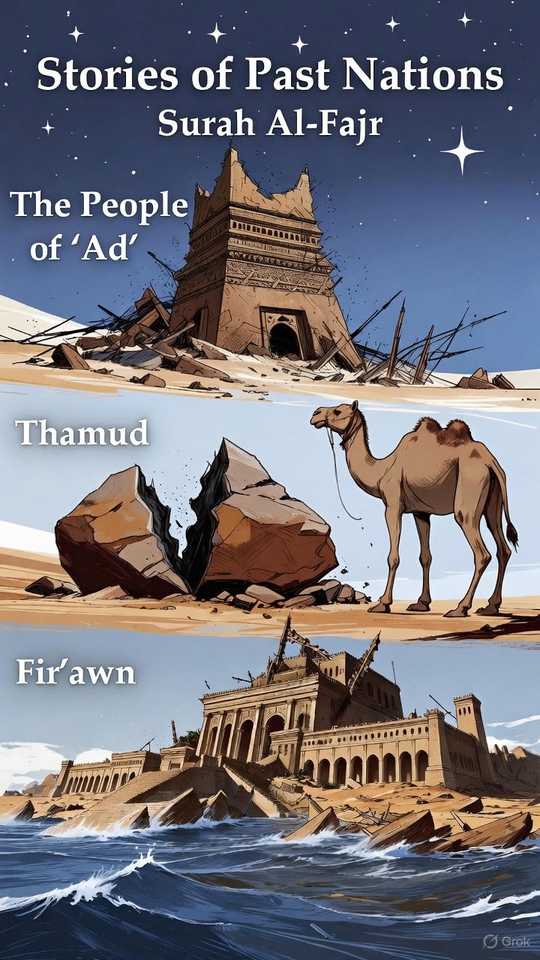 Stories of Past Nations in Surah Al-Fajr