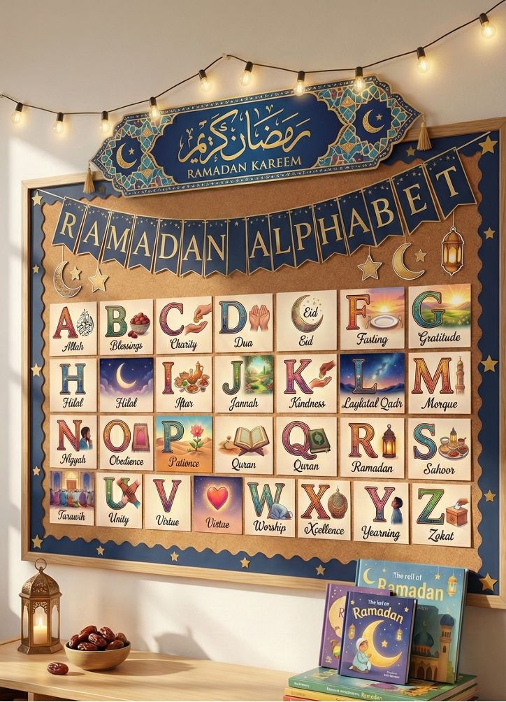 Daily Ramadan activities for kids (10–20 minutes a day)