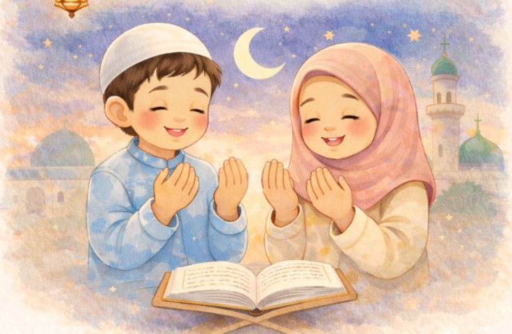 Suhoor and iftar duas for kids (easy, short, repeatable)