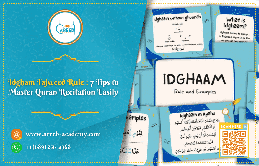 Idgham Tajweed Rule : 7 Tips to Master Quran Recitation Easily