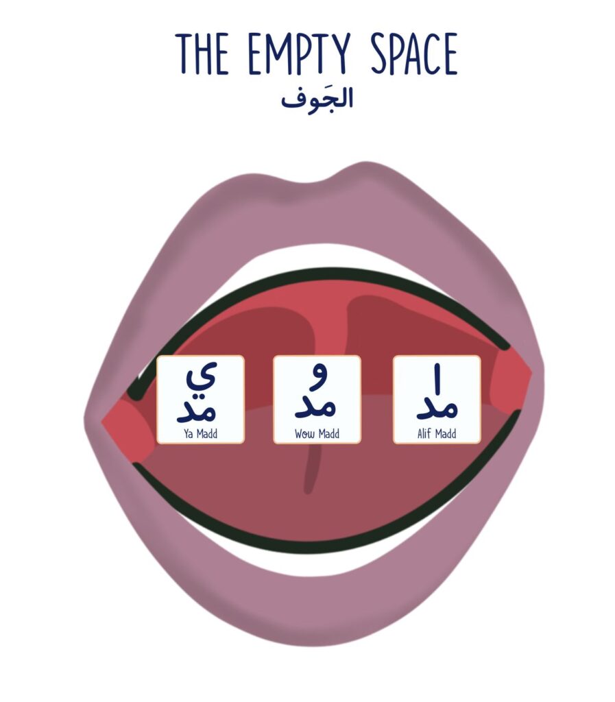 Arabic Letter Makharij - Al Jawf
