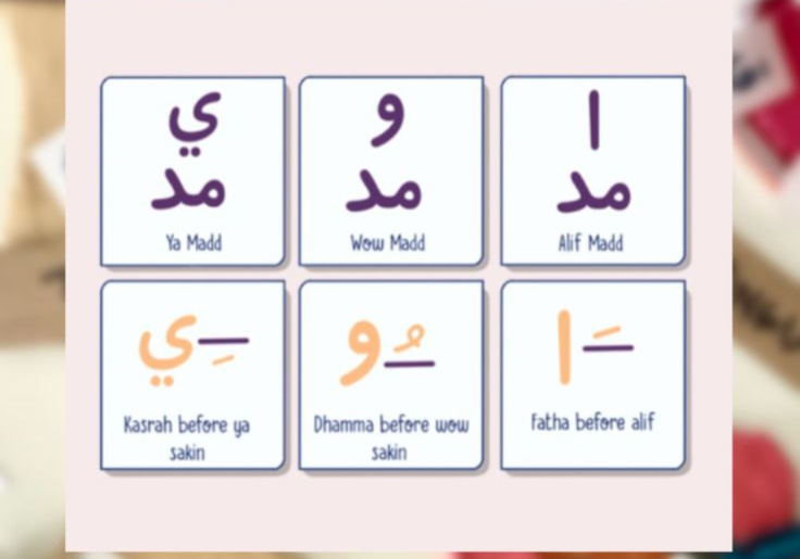 Letters of Madd in Tajweed Rules